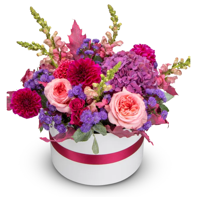 autumn flower box